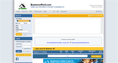 Desktop Screenshot of bozemanrent.com